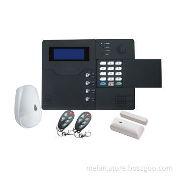 Home Security Companies LCD Display/40 Zones Contact ID/GSM/PSTN Module Land-line Cellphone SIM Car